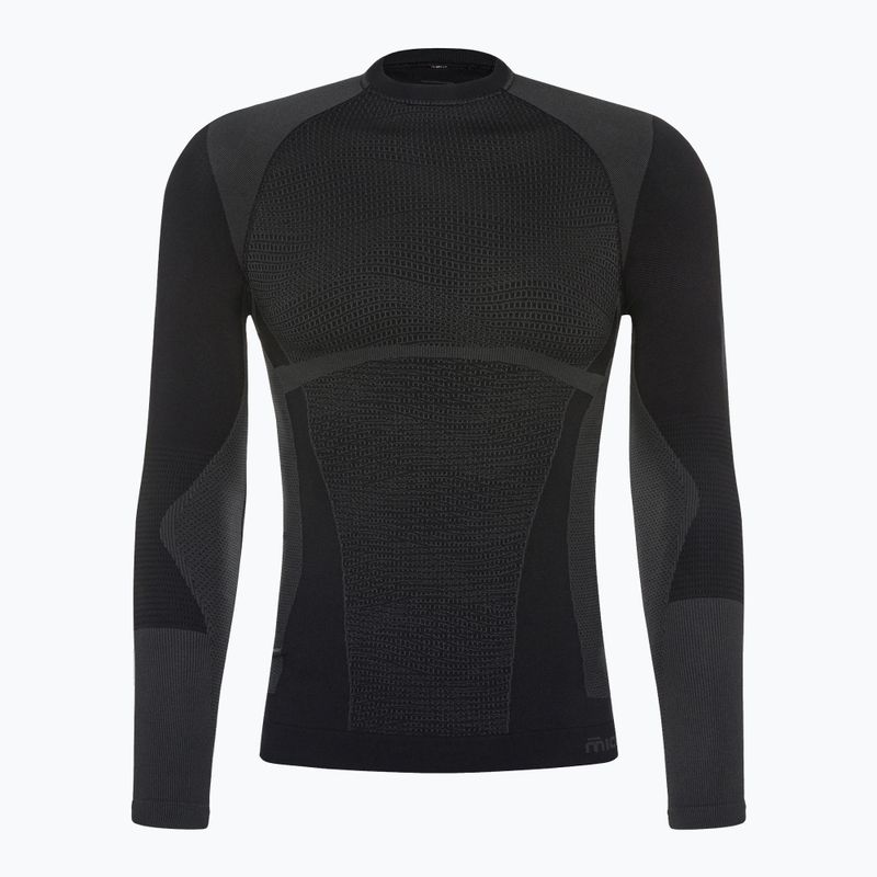 Pánské termo tričko Mico Warm Control Round Neck černé IN01850 6