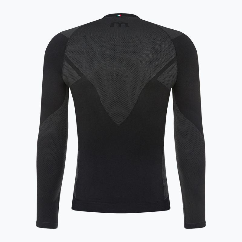 Pánské termo tričko Mico Warm Control Round Neck černé IN01850 7