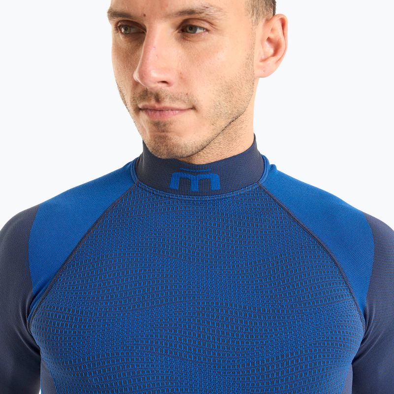 Pánská termoakční mikina Mico Warm Control Mock Neck piombo 3