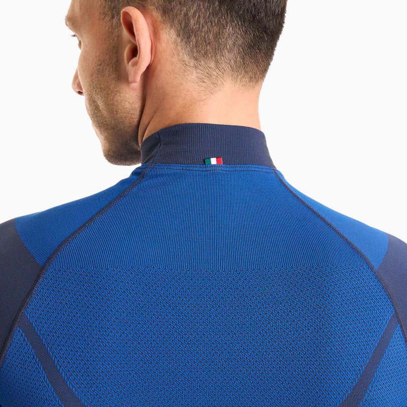 Pánská termoakční mikina Mico Warm Control Mock Neck piombo 4
