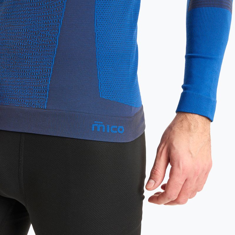 Pánská termoakční mikina Mico Warm Control Mock Neck piombo 5
