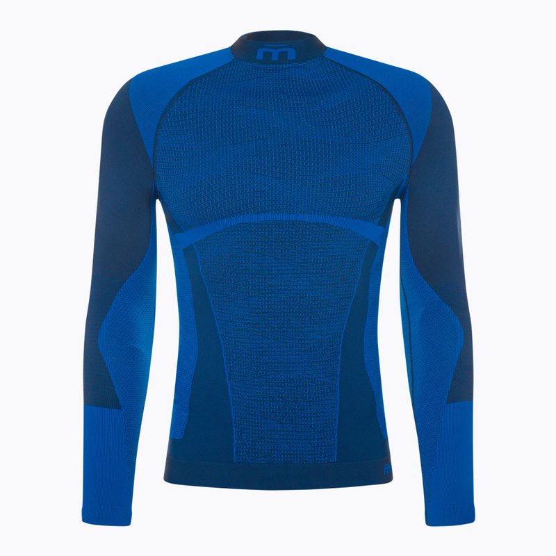 Pánský longsleeve termo tričko Mico Warm Control Mock Neck piombo 6