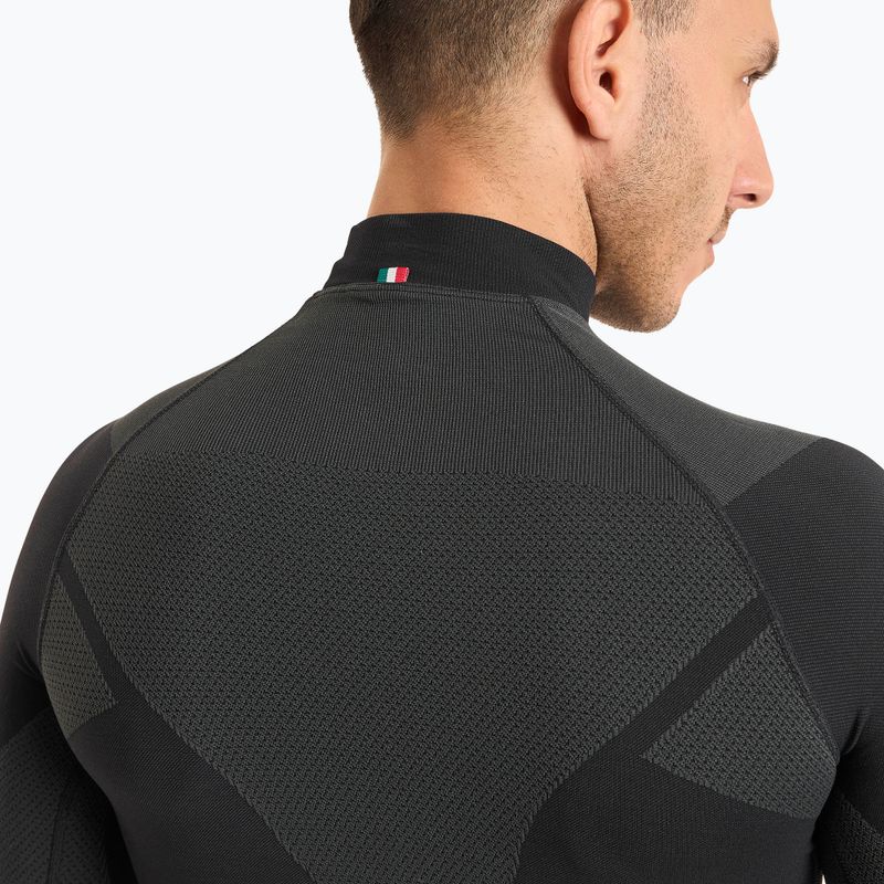 Pánská termoakční mikina Mico Warm Control Mock Neck nero 4