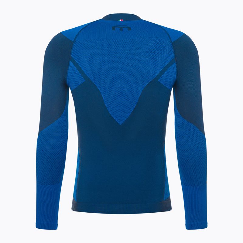 Pánská termoakční mikina Mico Warm Control Zip Neck piombo 2
