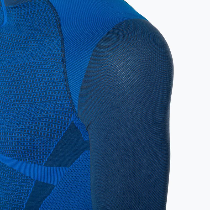 Pánská termoakční mikina Mico Warm Control Zip Neck piombo 3