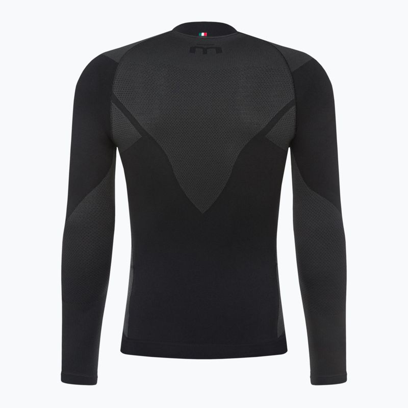 Pánská termoakční mikina Mico Warm Control Zip Neck nero 7