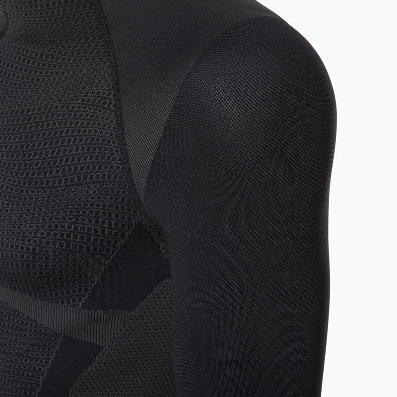 Pánská termoakční mikina Mico Warm Control Zip Neck nero 8
