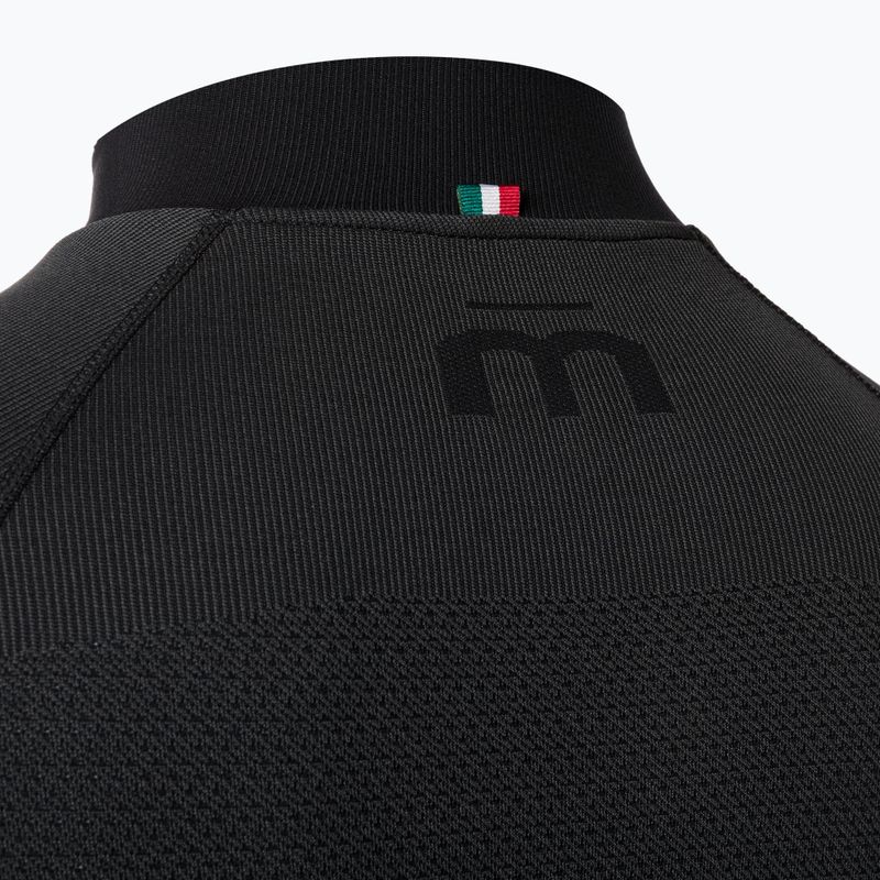 Pánská termoakční mikina Mico Warm Control Zip Neck nero 9