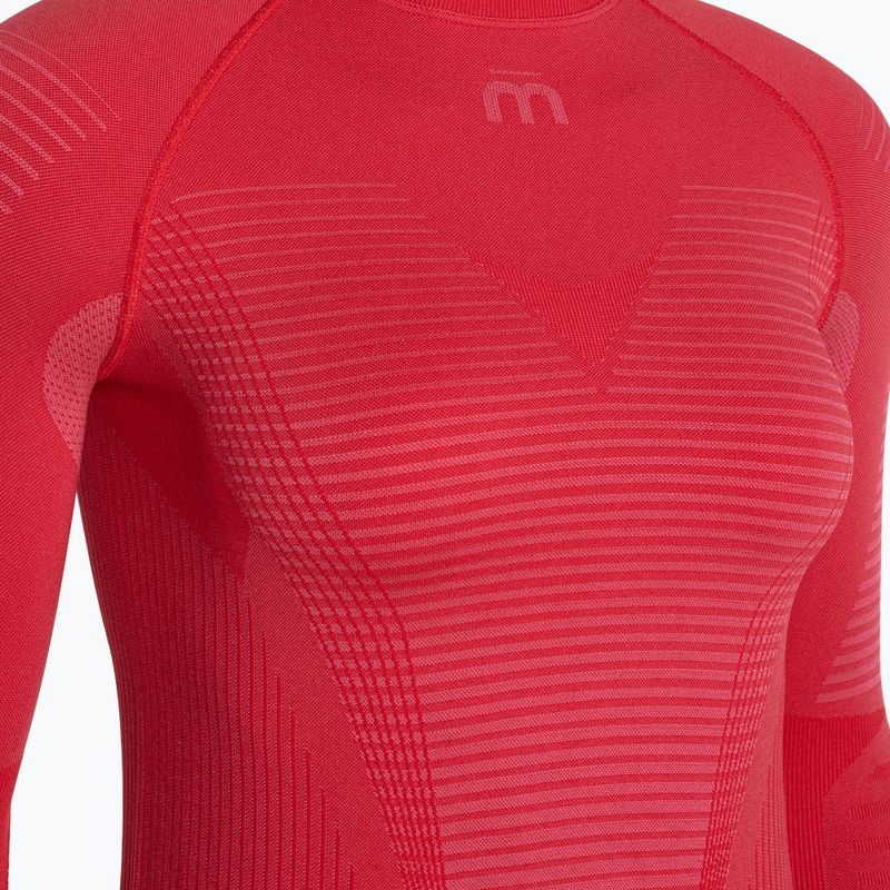 Dámské termo tričko Mico Warm Control Round Neck růžové IN01855 8