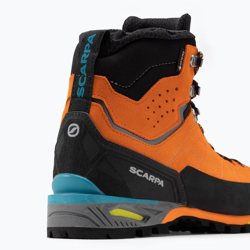 Pánské horolezecké boty SCARPA Zodiac Tech GTX oranžové 71100-200 8