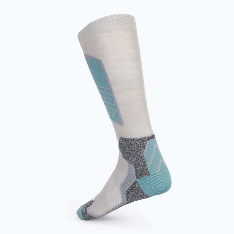 Dětské lyžařské ponožky Nordica Tech Junior grey/lichen blue/cool grey 2