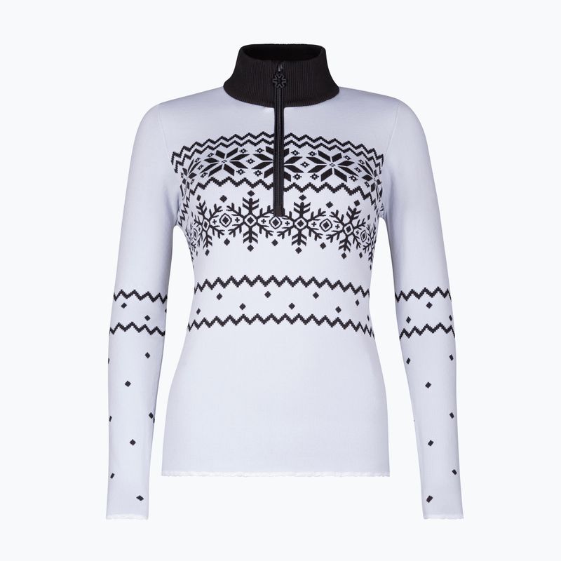 Dámská termo mikina  Newland Groenlandia Half Zip white/black