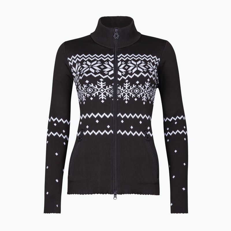 Dámská termo mikina  Newland Guenda Full Zip black/white