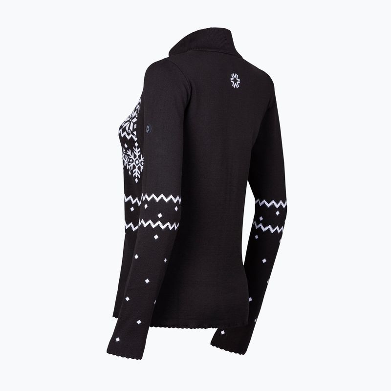 Dámská termo mikina  Newland Guenda Full Zip black/white 2
