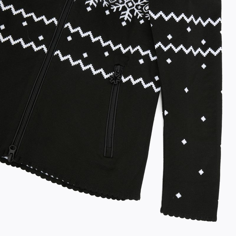 Dámská termo mikina Newland Guenda Full Zip black/white 4