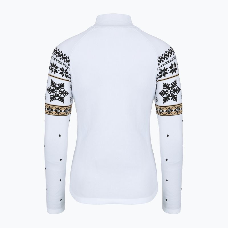 Dámská termo mikina  Newland Isalind Half Zip white/black 2