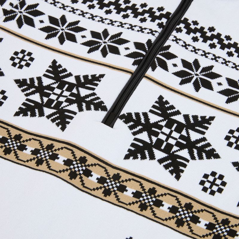 Dámská termo mikina  Newland Isalind Half Zip white/black 3