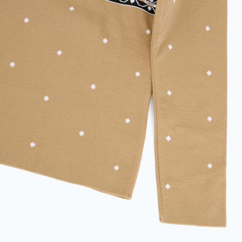 Dámská termo mikina  Newland Isalind Half Zip biscuit/white 4