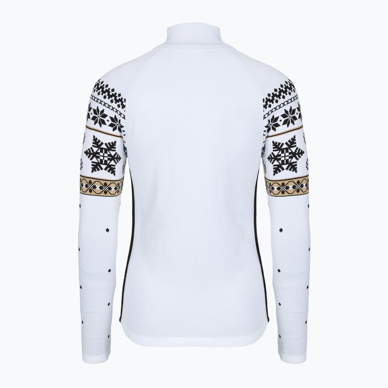 Dámská termo mikina  Newland Jadis Full Zip white/black 2