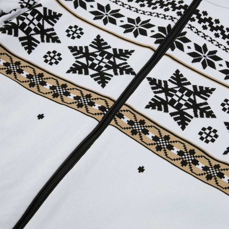 Dámská termo mikina  Newland Jadis Full Zip white/black 3