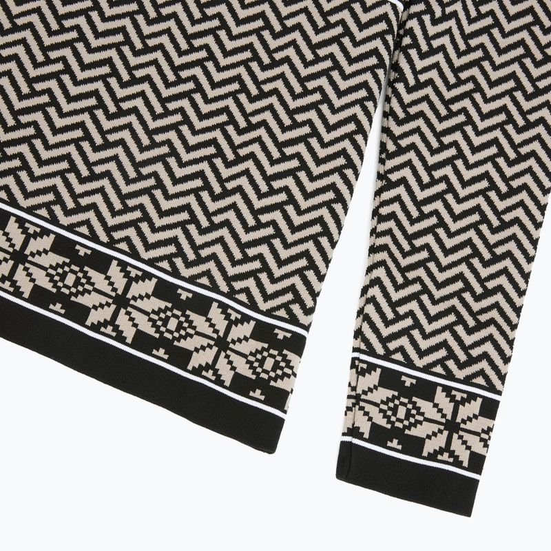 Dámská termo mikina  Newland Kristel Half Zip black/stone 4