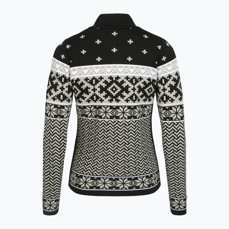 Dámská termo mikina  Newland Kylie Full Zip black/stone 2