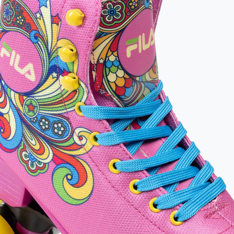 Dámské kolečkové brusle FILA Bella pink 8