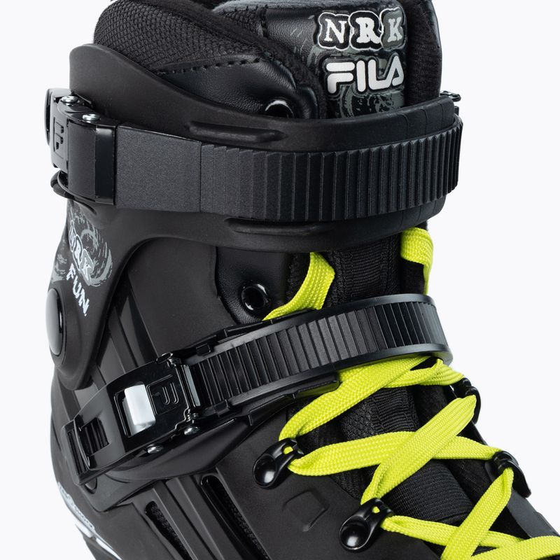 Pánské kolečkové brusle FILA NRK Fun black/yellow/pink 5