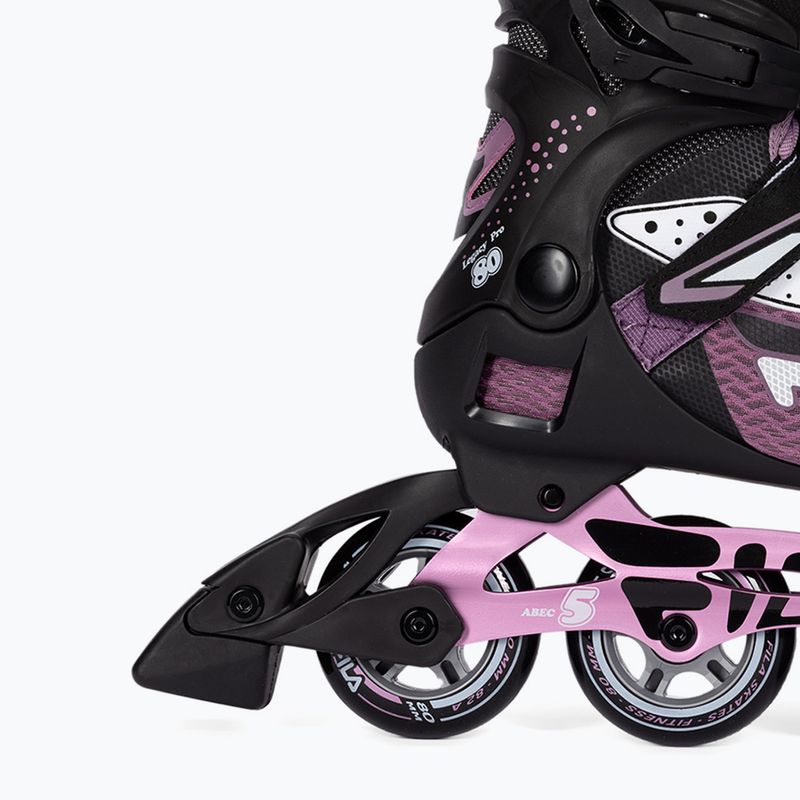 Dámské kolečkové brusle FILA Legacy Pro 80 Lady black/violet 7