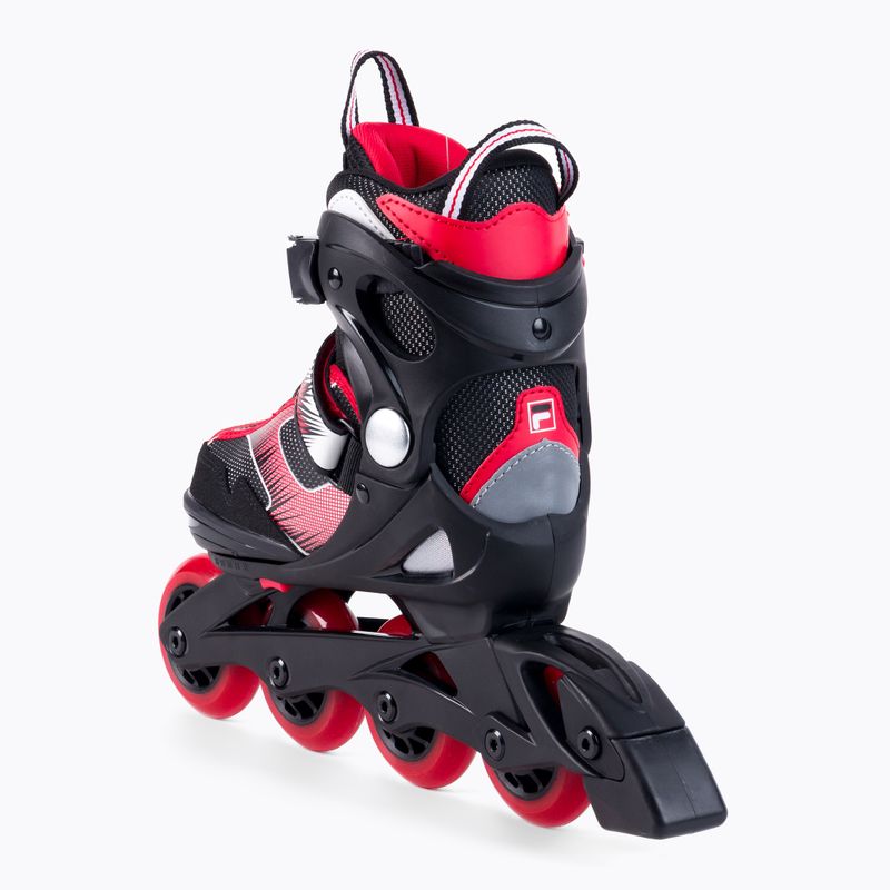 Dětské kolečkové brusle FILA J One black/red 4