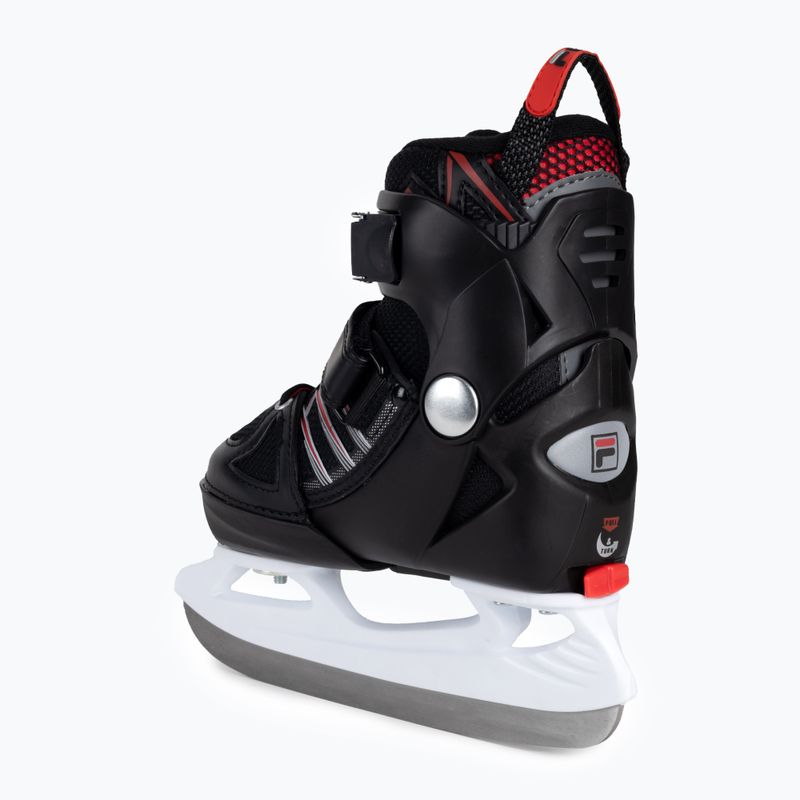 Dětské brusle FILA X-One black/red 3