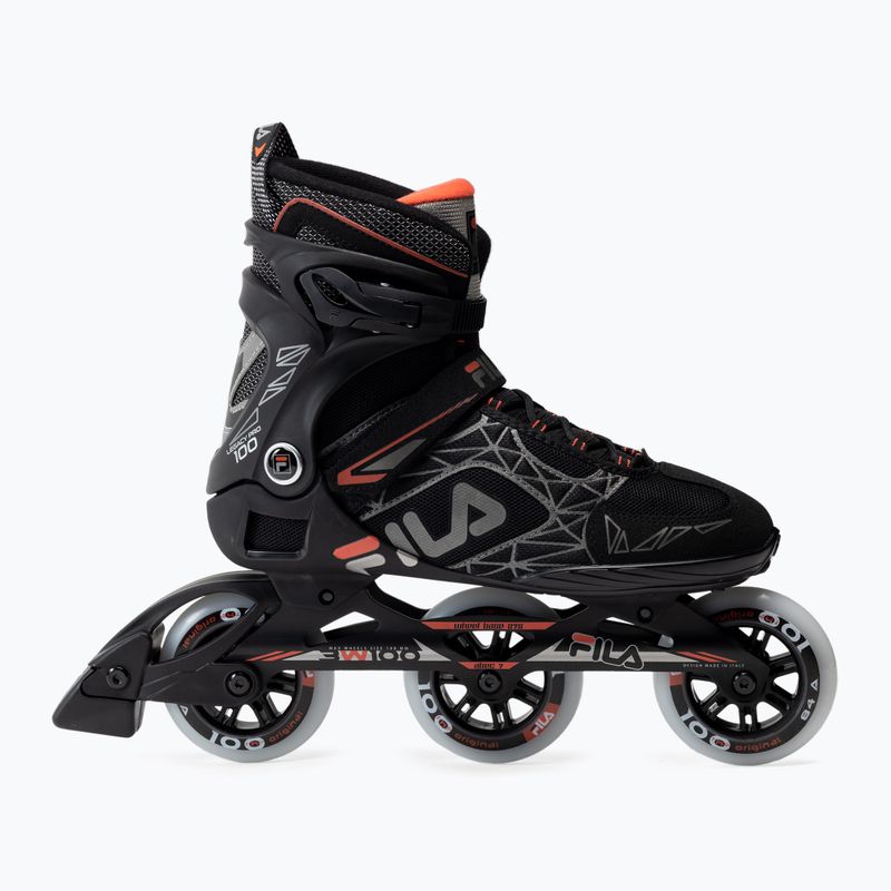 Pánské kolečkové brusle FILA Legacy Pro 100 black/red 2