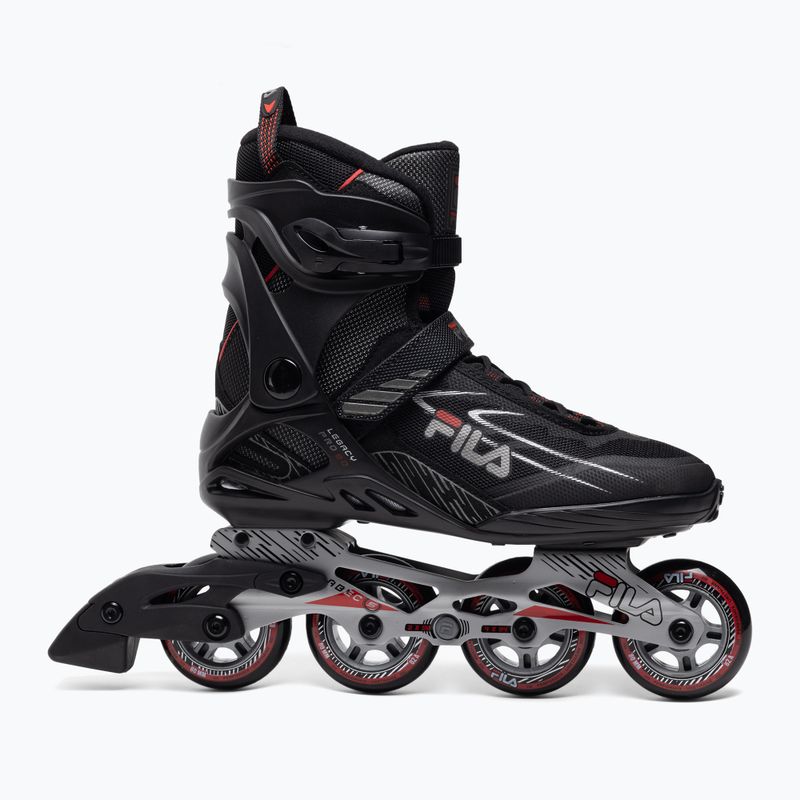 Pánské kolečkové brusle FILA Legacy Pro 80 black/red 2