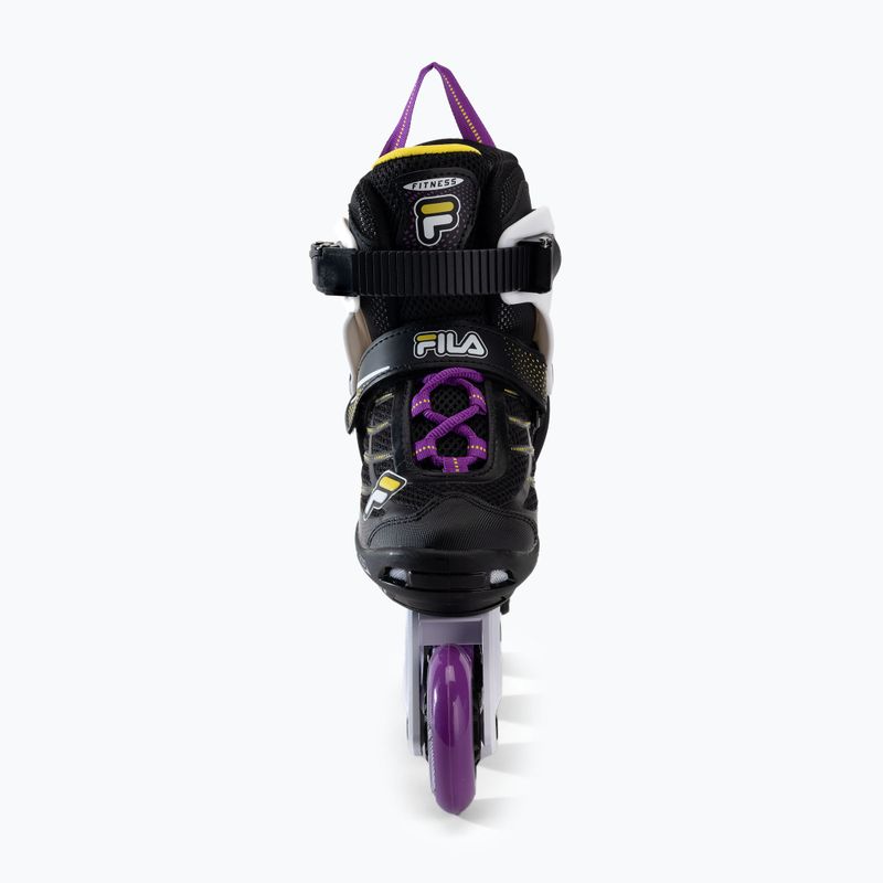 Dětské kolečkové brusle FILA Wizy G black/yellow magenta 4