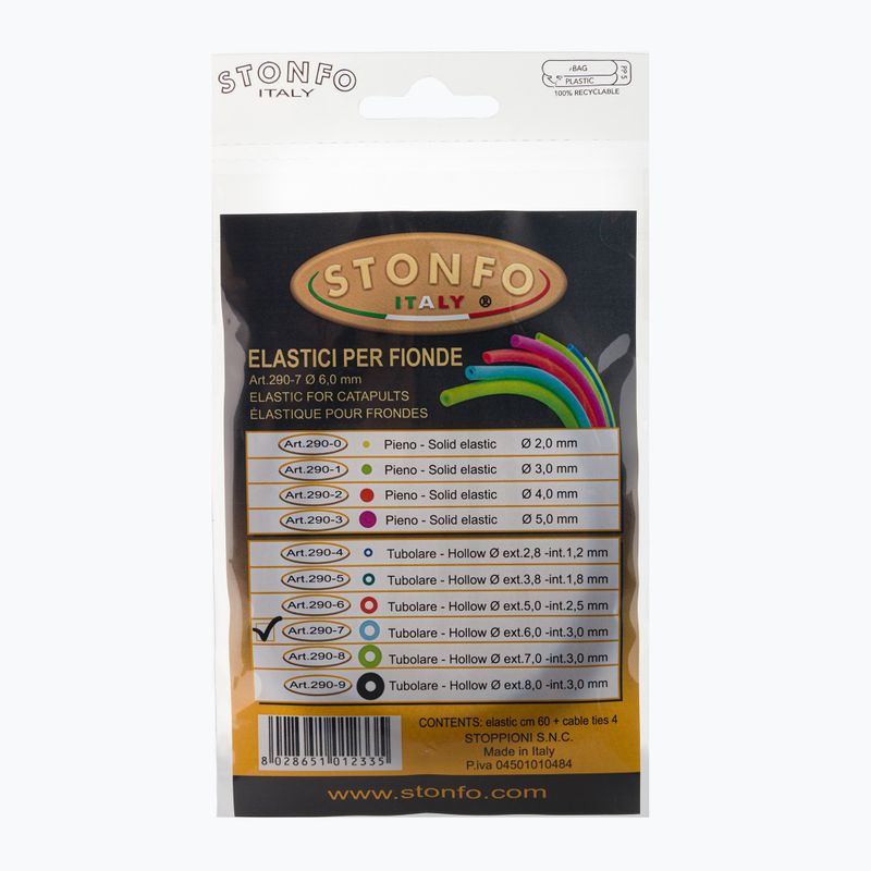 Stonfo elastický prak gumový modrý 218652 2