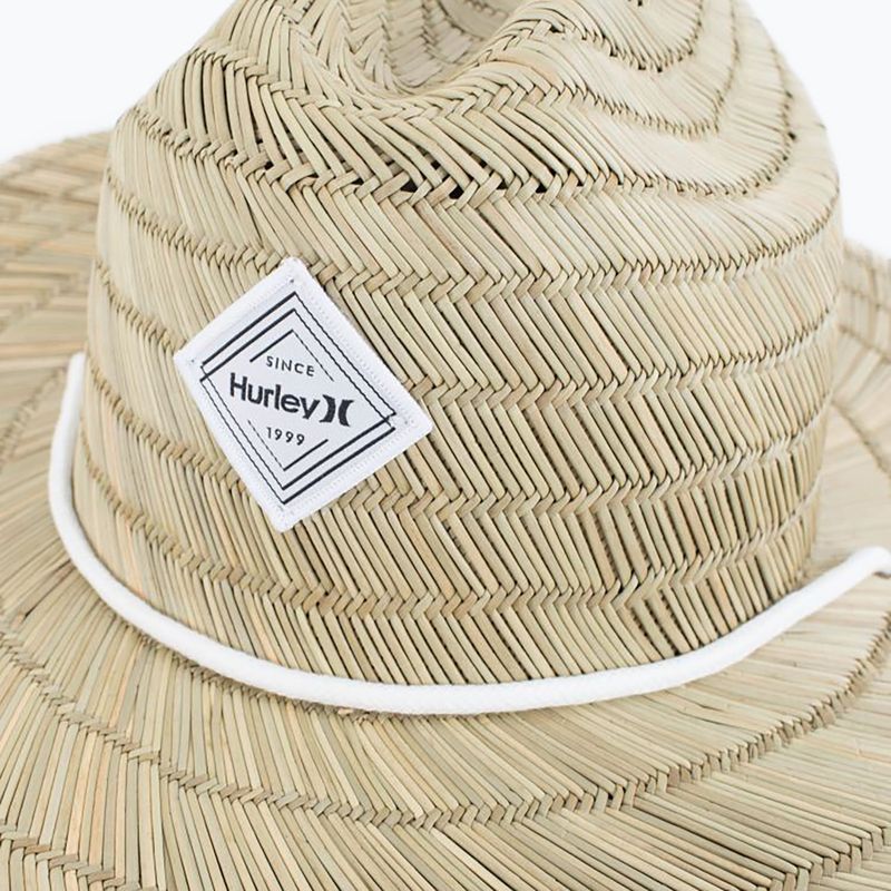 Dámský klobouk Hurley Diamond Straw v khaki  2