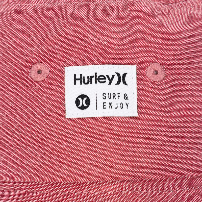 Pánský klobouk Hurley Chambray red 3