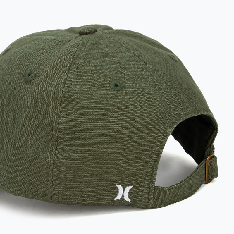 Pánská kšiltovka Hurley Blank Canvas olive 4