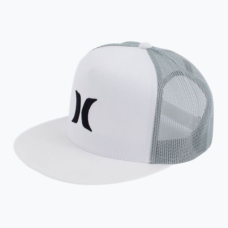 Pánská kšiltovka Hurley Icon Solid Flat Trucker white