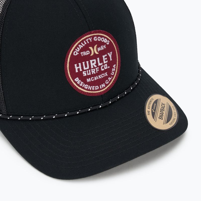 Pánská kšiltovka Hurley Jetties Trucker black 3
