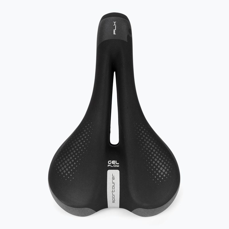 Dámské cyklistické sedlo Sportourer FLX Lady Gel Flow black 3