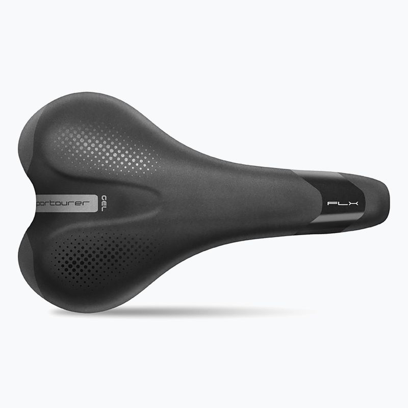 Pánské sedlo na kolo Sportourer FLX Man Gel black