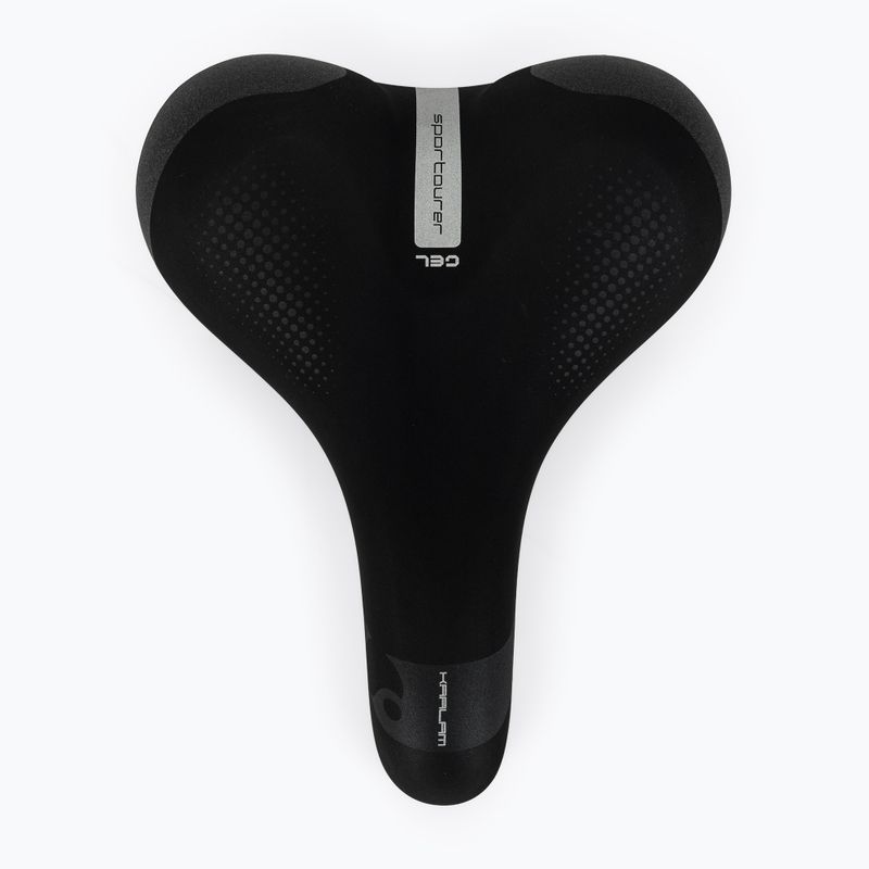 Sedlo na kolo  Sportourer Kaalam Gel black 3