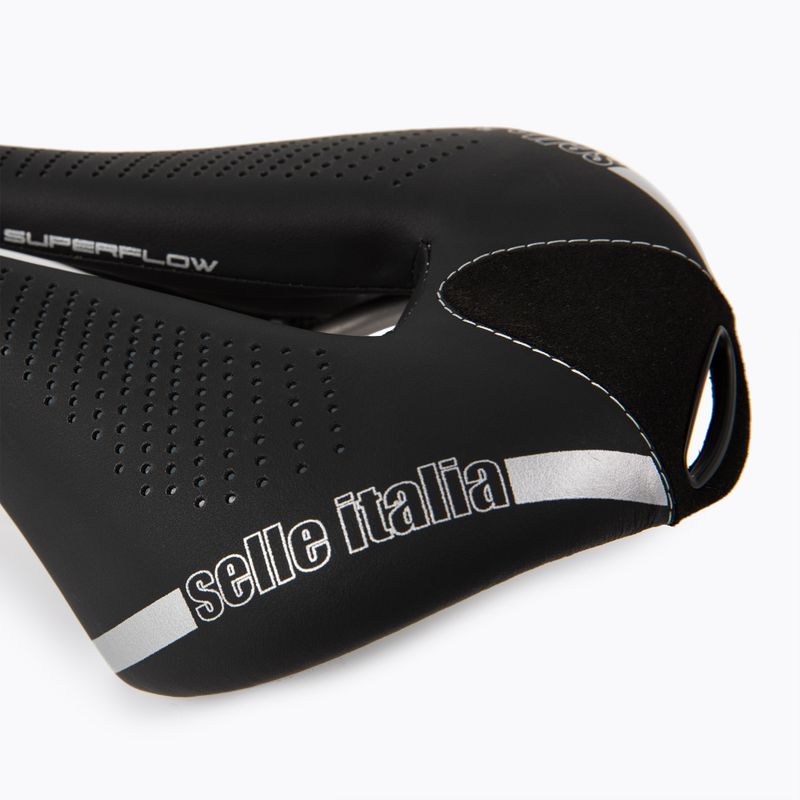 Sedlo na kolo Selle Italia MAX FLITE GEL SUPERFLOW L TI 316 černé SIT-024H901IKC002 6