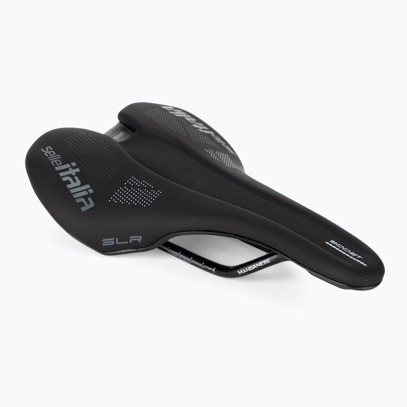 Cyklistické sedlo Selle Italia Slr Boost Tm Manganese Rail Soft-Tek černá SIT-041A120MHC001