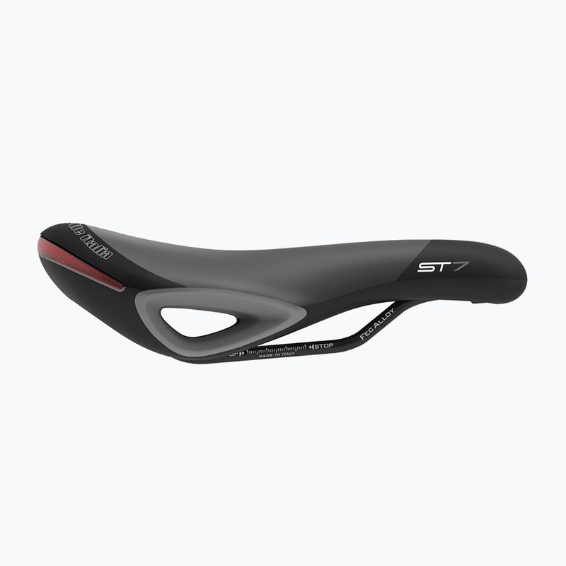 Sedlo na kolo  Selle Italia Sportouring ST 7 Vision Superflow, Soft-Tek, Light Gel black
