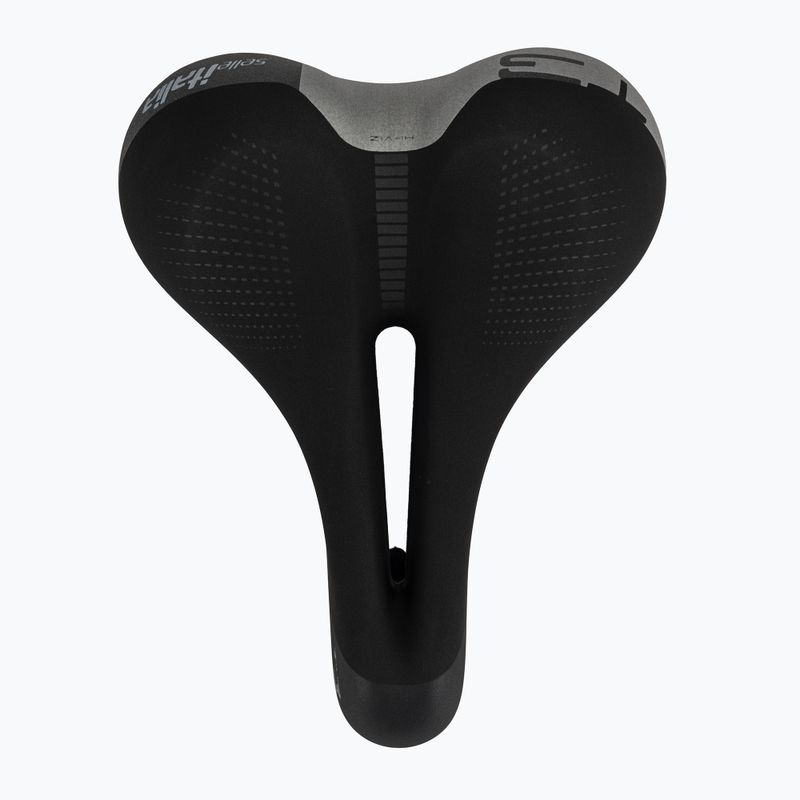 Sedlo na kolo  Selle Italia Sportouring T 3 Flow, Fec Alloy Rail, Soft-Tek, Light Gel black 3
