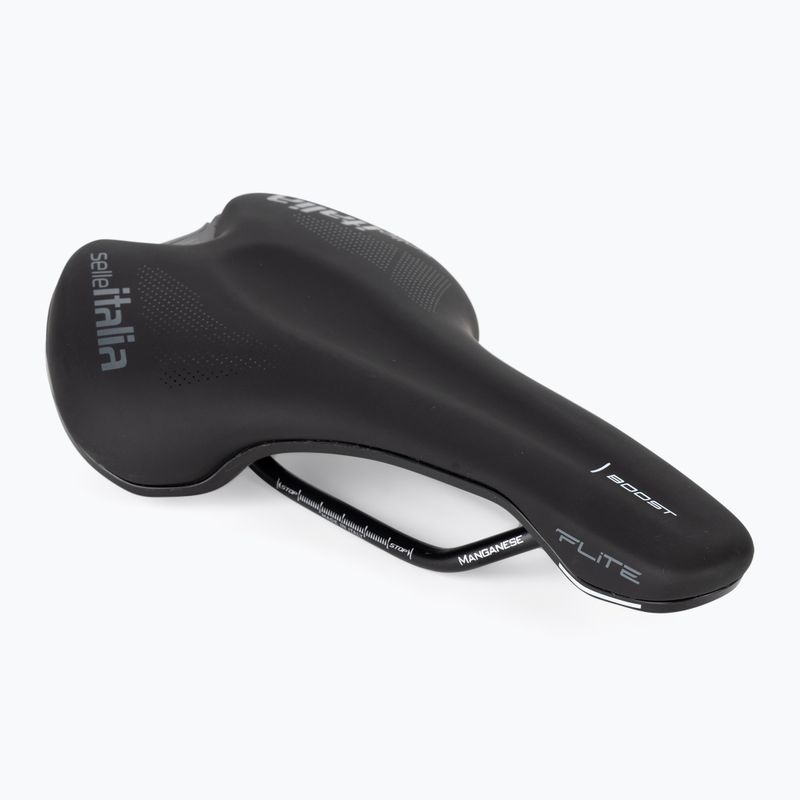 Cyklistické sedlo Selle Italia Flite Boost Tm Manganese Rail Soft-Tek černá SIT-017A320MHC001
