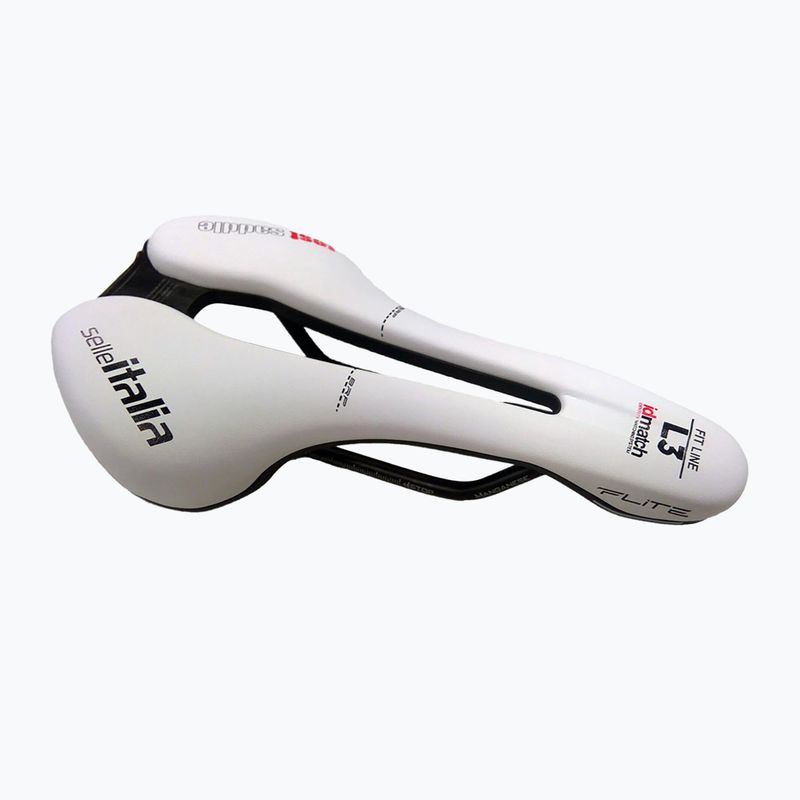 Sedlo na kolo Selle Italia Flite Boost Superflow Tm Maganese Rail, Soft-Trek white