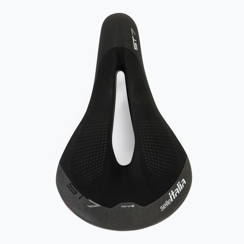 Sedlo na kolo  Selle Italia Sportouring ST 7 Superflow, Fec Alloy Rail, Soft-Tek, Light Gel black 3